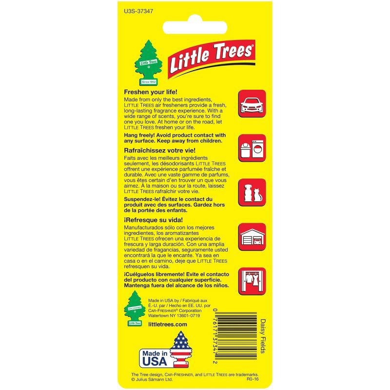 slide 2 of 4, Little Trees Daisy Fields Air Freshener 3pk, 3 ct