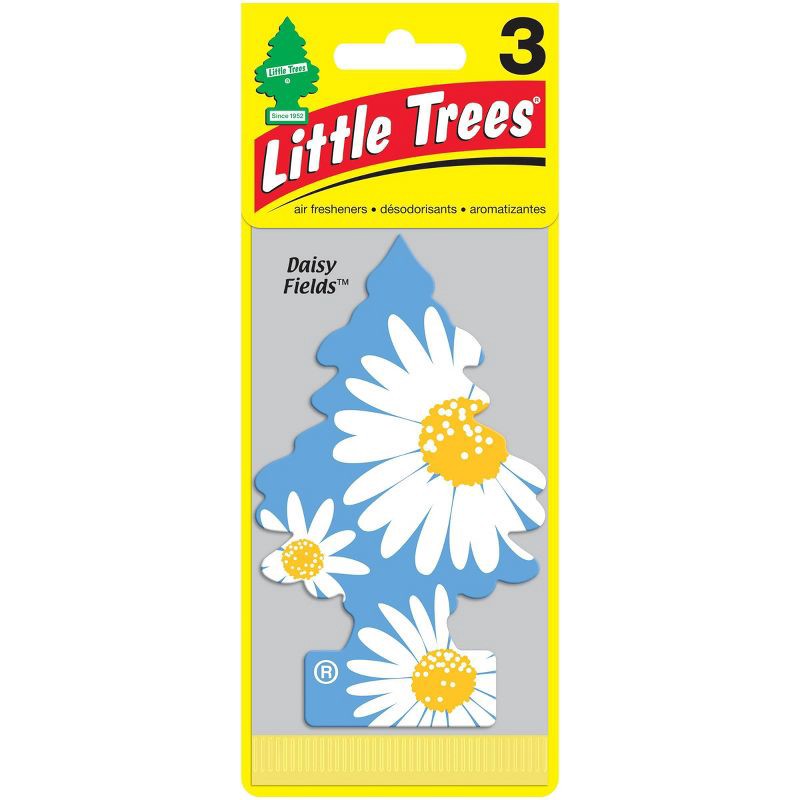 slide 1 of 4, Little Trees Daisy Fields Air Freshener 3pk, 3 ct