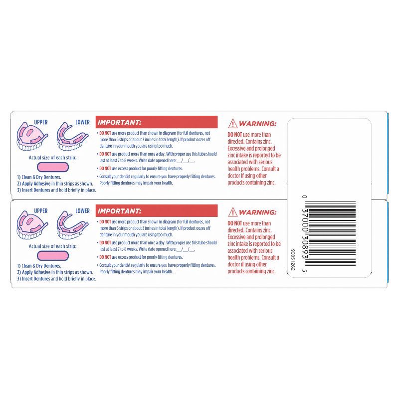 slide 3 of 8, Fixodent Complete Original Denture Adhesive Cream - 2.4oz/2pk, 2.4 oz, 2 ct