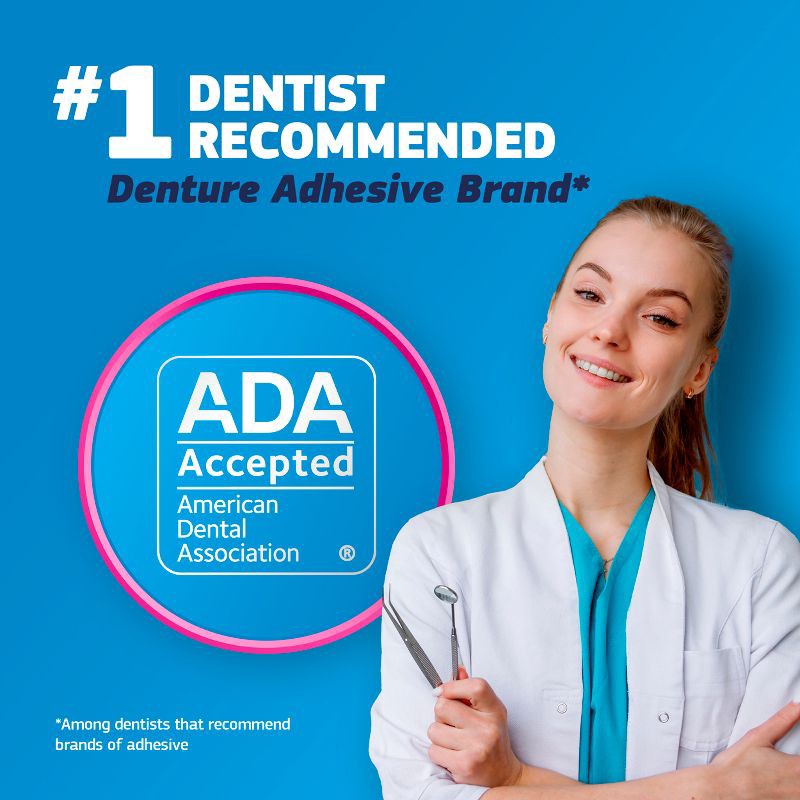 slide 8 of 10, Fixodent Complete Original Denture Adhesive Cream - 2.4oz/2pk, 2.4 oz, 2 ct