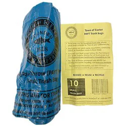 Town Of Exeter Bags Trash Small 15 Gal - 10 Ct