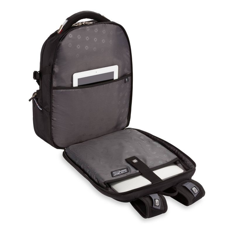 slide 2 of 9, SWISSGEAR Scan Smart TSA Laptop 17.5" Backpack - Black, 1 ct