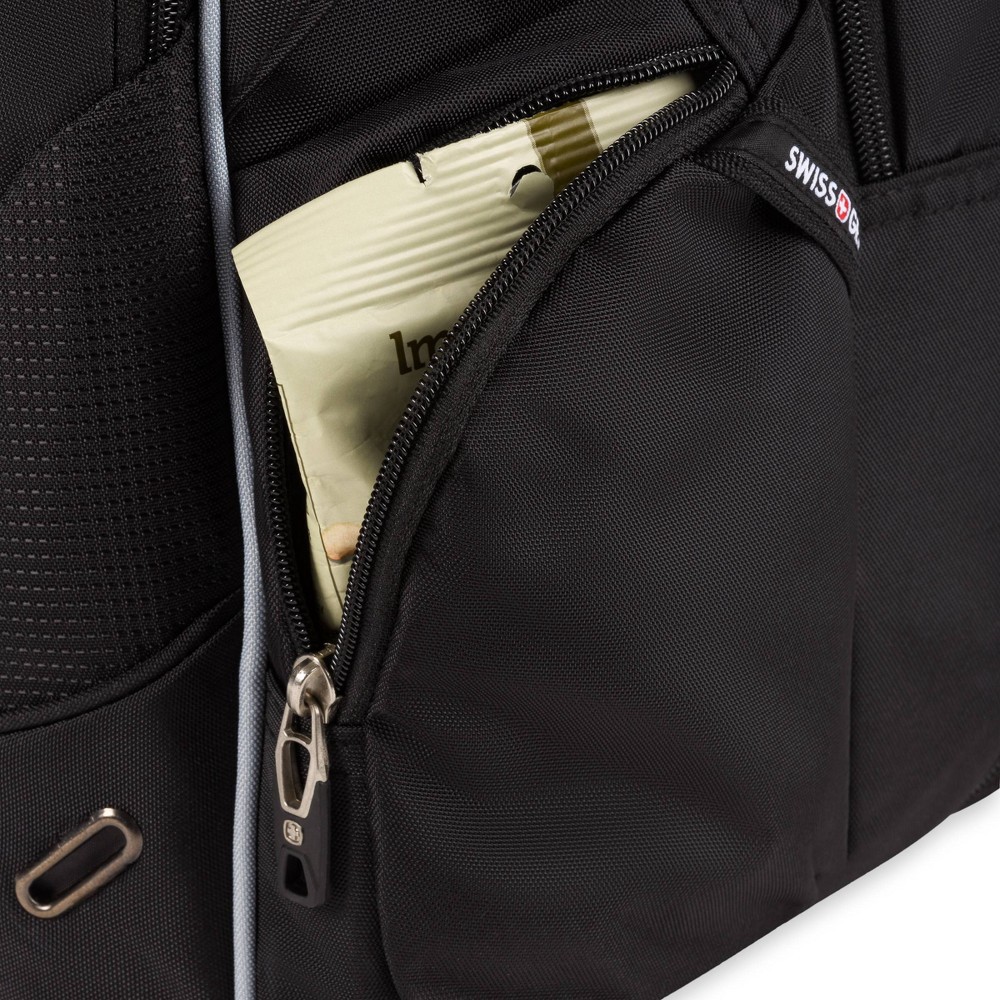 slide 8 of 9, SWISSGEAR Scan Smart TSA Laptop Backpack - Black, 1 ct