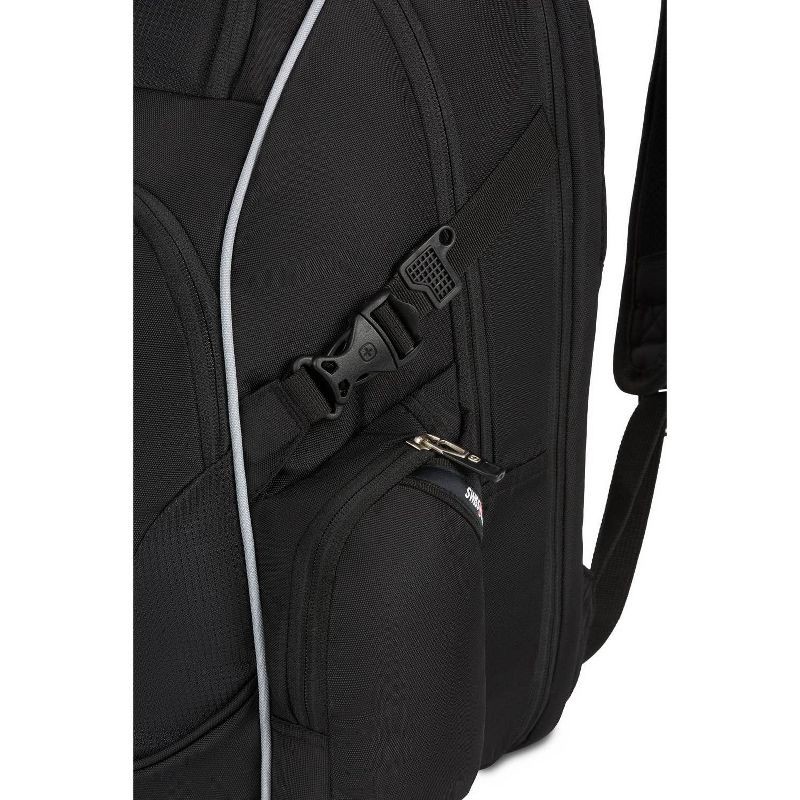 slide 7 of 12, SWISSGEAR Scan Smart TSA Laptop 17.5" Backpack - Black: College Softside Bag, 1 ct