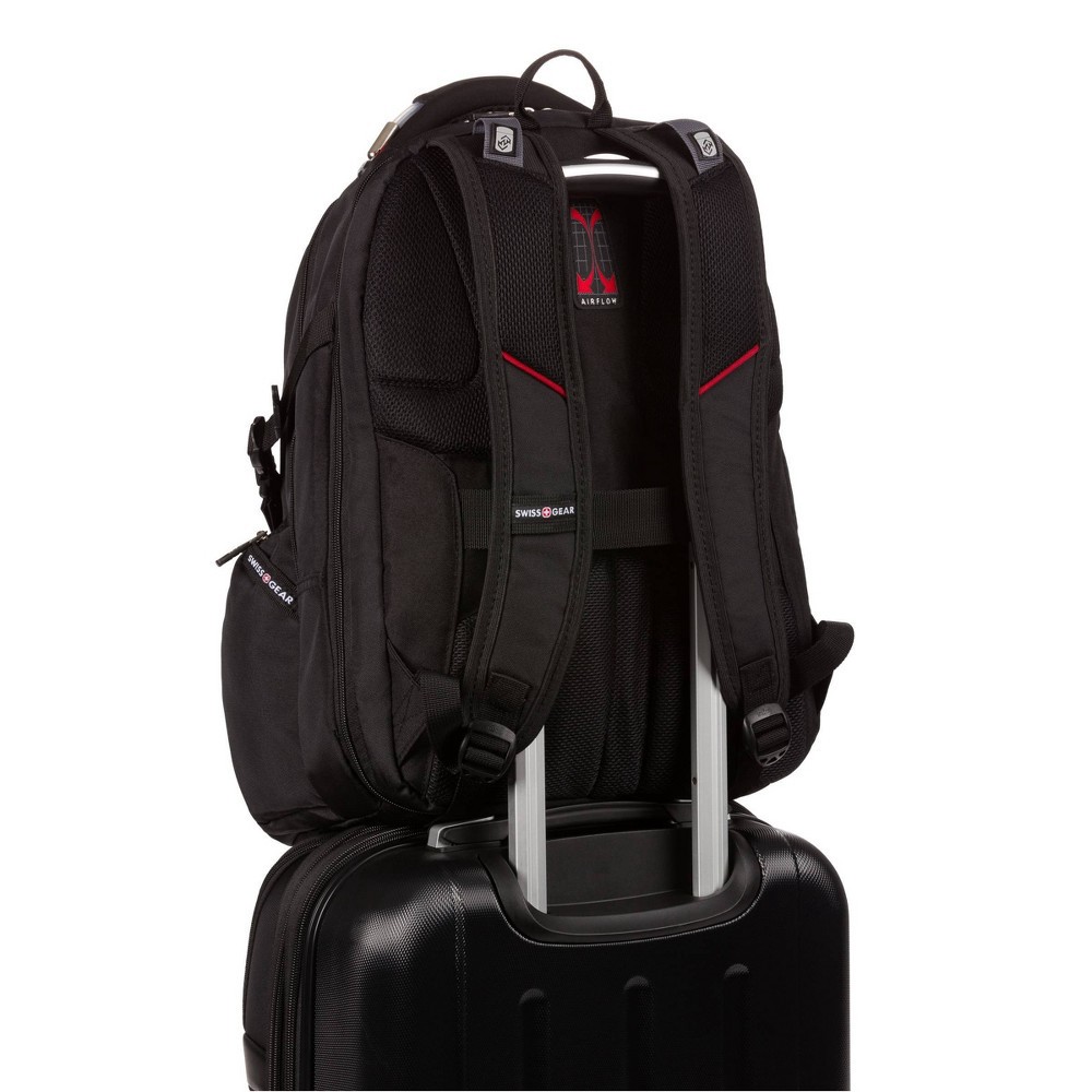 slide 9 of 9, SWISSGEAR Scan Smart TSA Laptop Backpack - Black, 1 ct