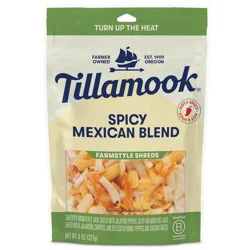 Tillamook Farmstyle Spicy Mexican Blend Shredded Cheese - 8oz