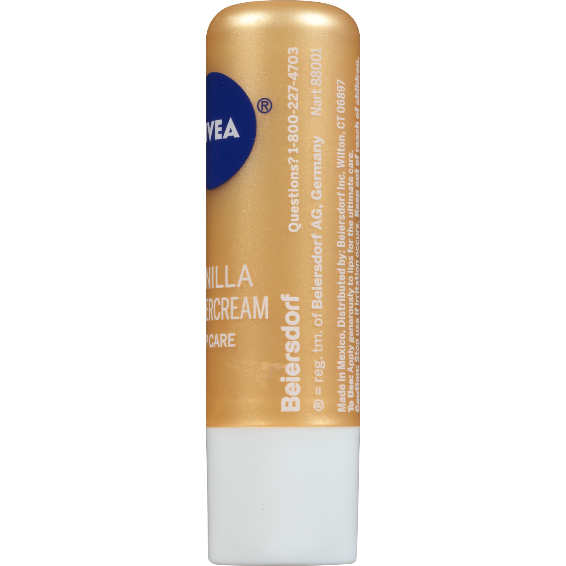 slide 3 of 5, Nivea Vanilla Buttercream Lip Care, 0.17 oz