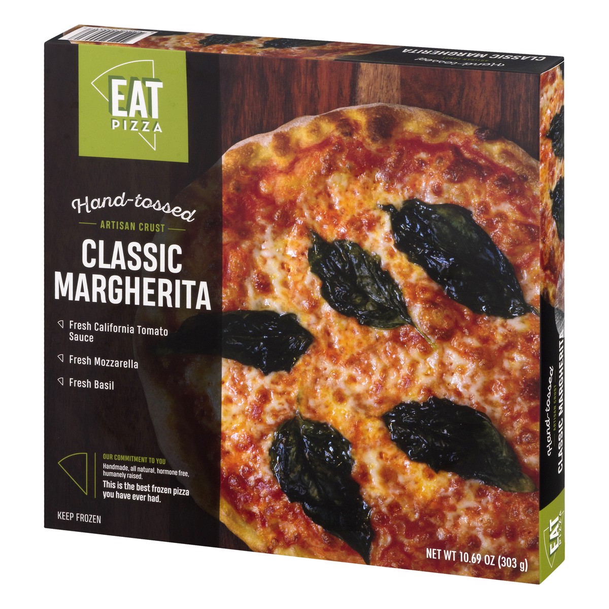 slide 3 of 13, Eat Pizza Hand-Tossed Artisan Crust Classic Margherita Pizza 10.69 oz, 10.69 oz