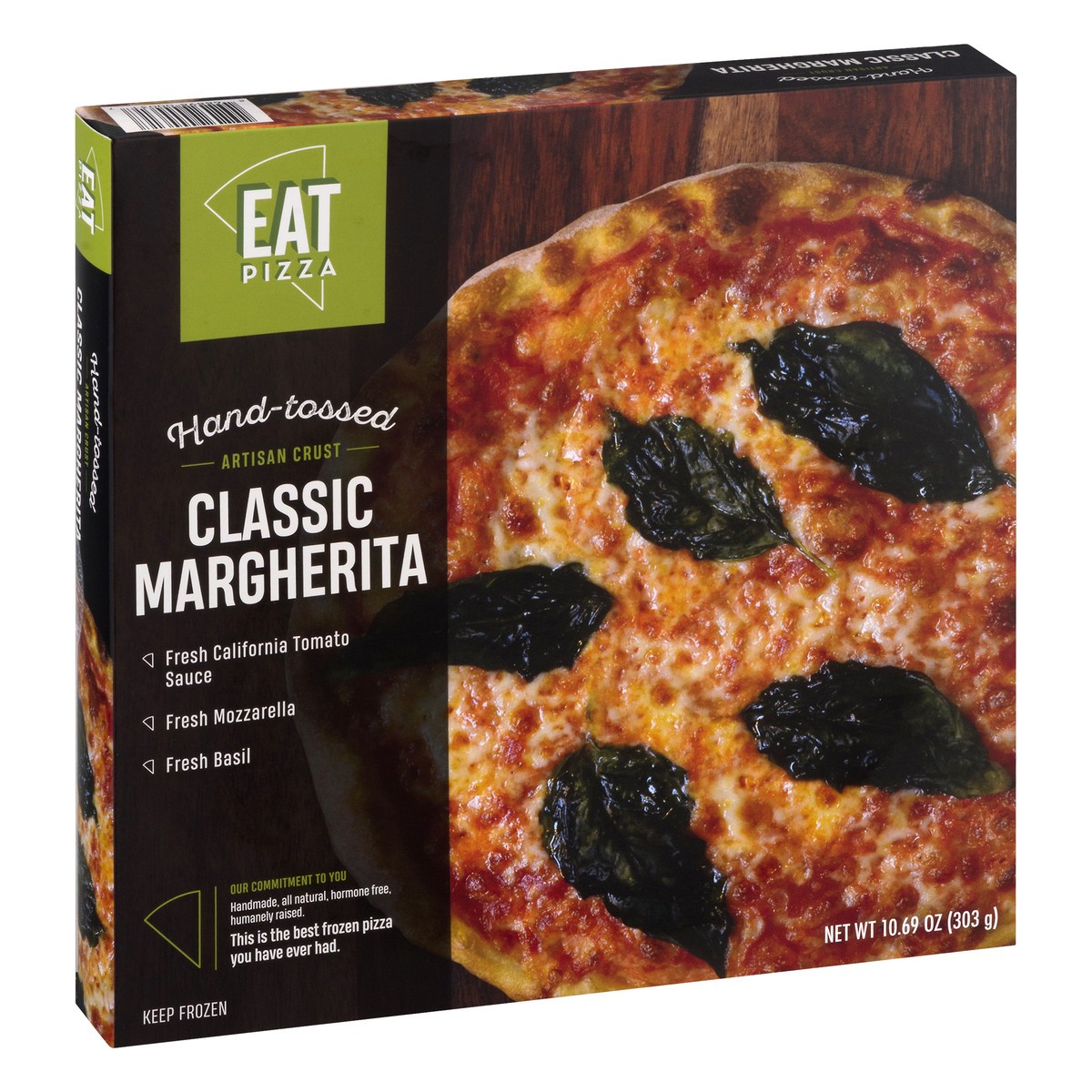 slide 13 of 13, Eat Pizza Hand-Tossed Artisan Crust Classic Margherita Pizza 10.69 oz, 10.69 oz