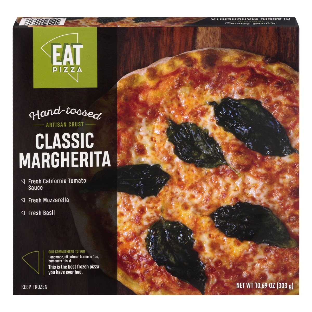 slide 1 of 13, Eat Pizza Hand-Tossed Artisan Crust Classic Margherita Pizza 10.69 oz, 10.69 oz