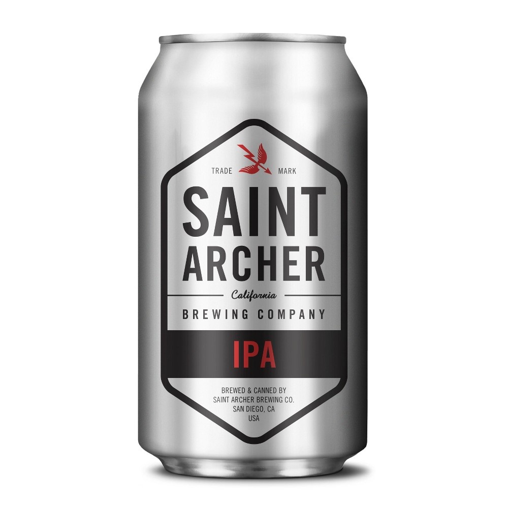 slide 2 of 4, Saint Archer Brewing Company Saint Archer IPA Beer, 6 ct; 12 fl oz