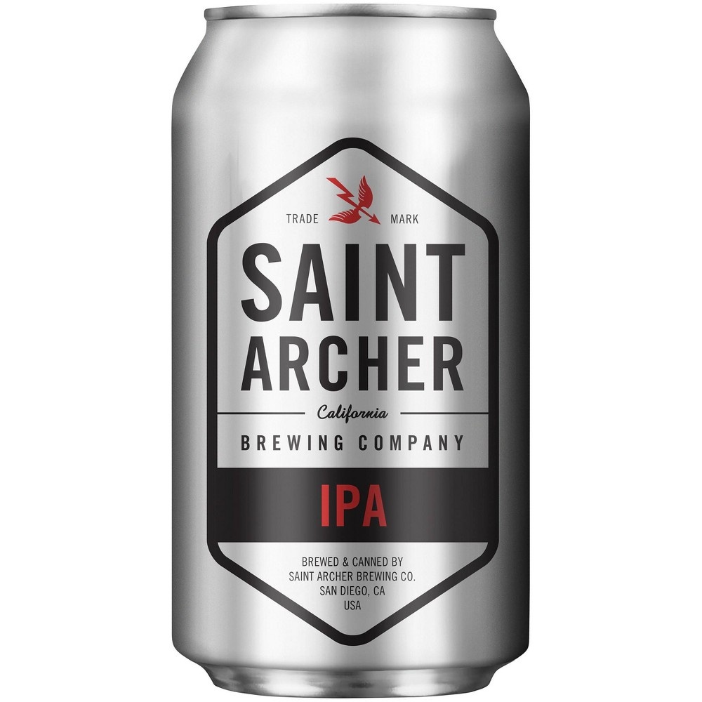 slide 4 of 4, Saint Archer Brewing Company Saint Archer IPA Beer, 6 ct; 12 fl oz