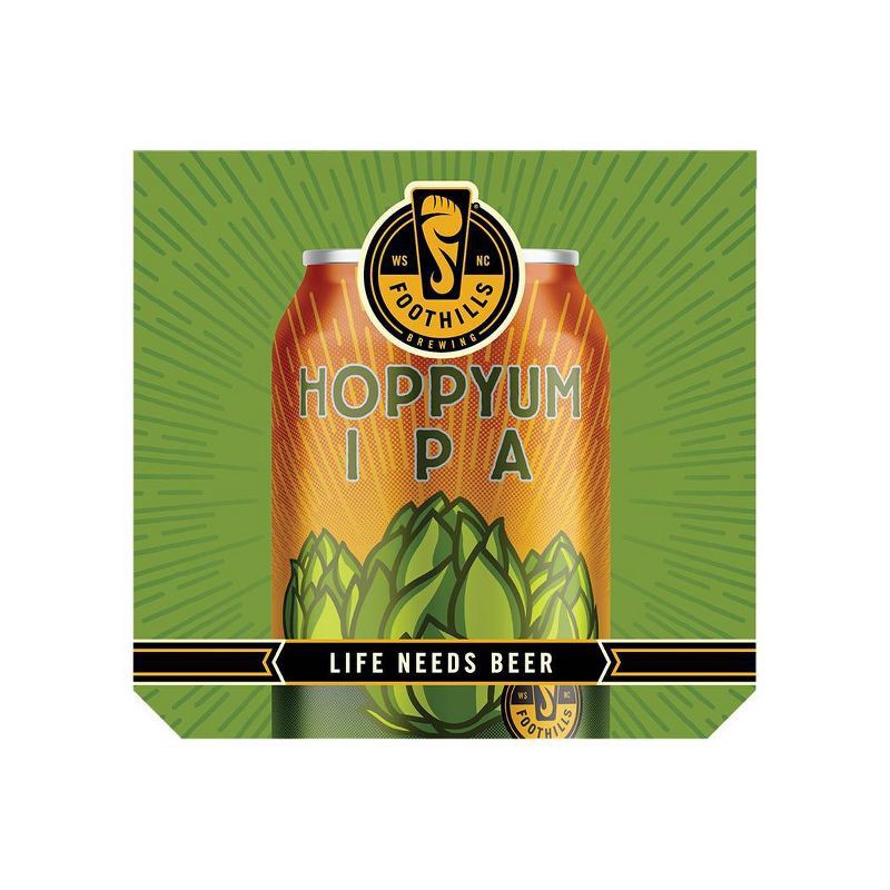 slide 3 of 3, Foothills Brewing Foothills Hoppyum IPA Beer - 6pk/12 fl oz Cans, 6 ct; 12 fl oz