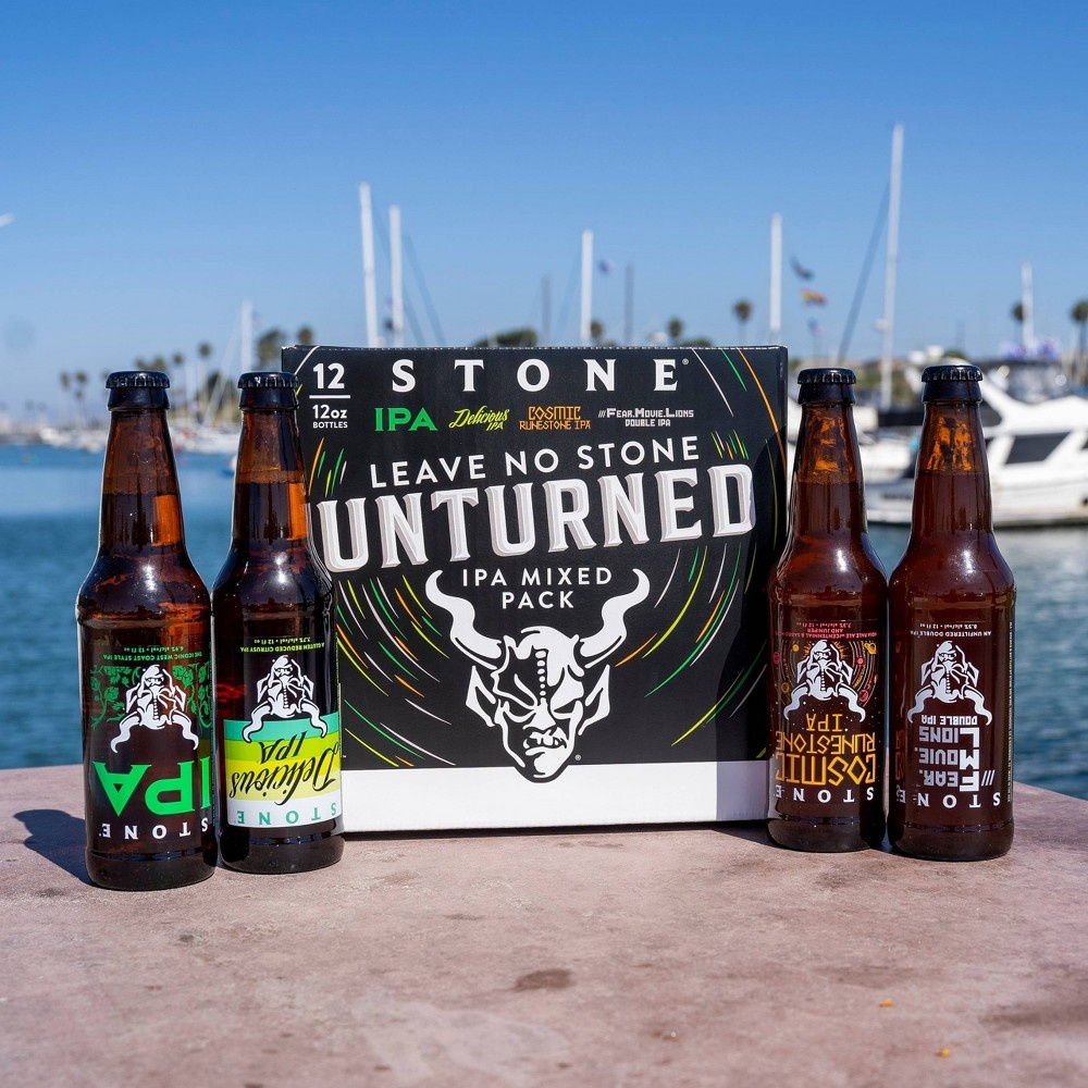 slide 2 of 2, Stone Brewing Variety Pack - 12pk/12 fl oz Bottles, 12 ct; 12 fl oz