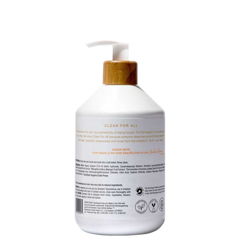 slide 2 of 7, Raw Sugar Moisture Loving Hand Wash - Raw Coconut and Mango - 16.9 fl oz, 16.9 fl oz
