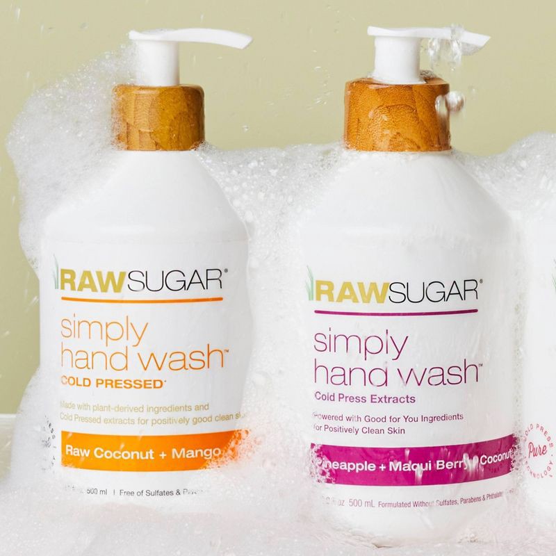 slide 7 of 7, Raw Sugar Moisture Loving Hand Wash - Raw Coconut and Mango - 16.9 fl oz, 16.9 fl oz
