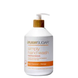 Raw Sugar Moisture Loving Hand Wash - Raw Coconut and Mango - 16.9 fl oz