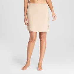 Jockey Generation™ Women's Ultralight Smoothing Half Slips - Beige S: Nylon Spandex Blend, Pull-On, Above Knee, Solid Pattern