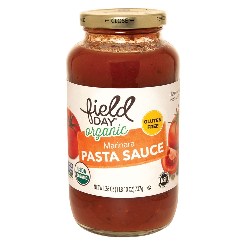 slide 1 of 1, Field Day Organic Marinara Pasta Sauce, 26 oz