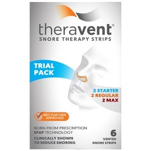 slide 1 of 1, Theravent Snore Therapy Trial Pack, 6 ct