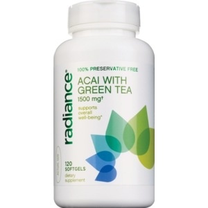 slide 1 of 1, Radiance Acai Softgels With Green Tea 1500mg, 120 ct
