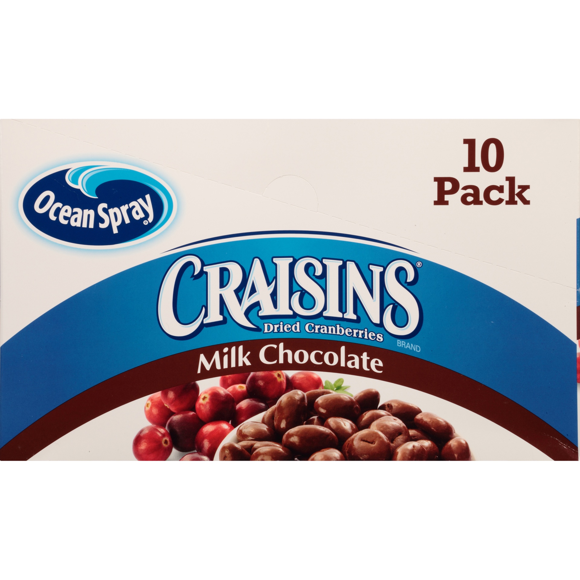 slide 4 of 7, Ocean Spray Craisins Milk Chocolate Covered Dried Cranberries, 3 oz