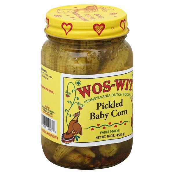 slide 1 of 1, Wos-Wit Baby Corn 16 oz, 16 oz