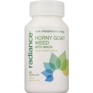 slide 1 of 1, Radiance Horny Goat Weed Capsules With Maca, 60 ct