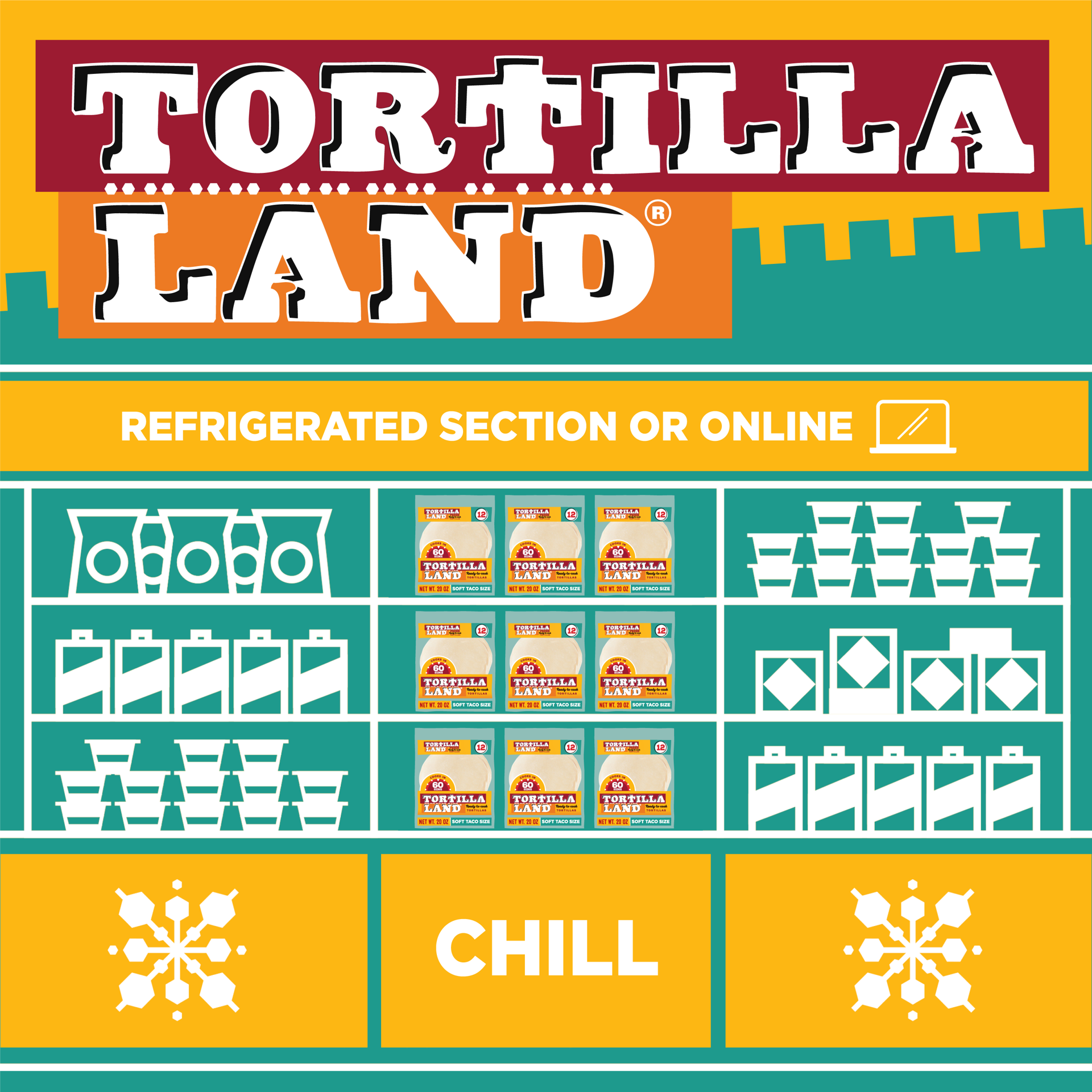 slide 8 of 10, TORTILLA LAND TortillaLand Uncooked Flour Tortillas, Soft Taco Size (12 Count), 566.99 g