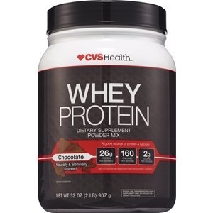 slide 1 of 1, CVS Health Whey Protein Powder Chocolate, 2 lb