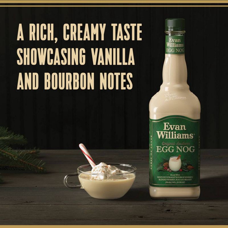 slide 3 of 9, Evan Williams Egg Nog Liqueur - 750ml Bottle, 750 ml