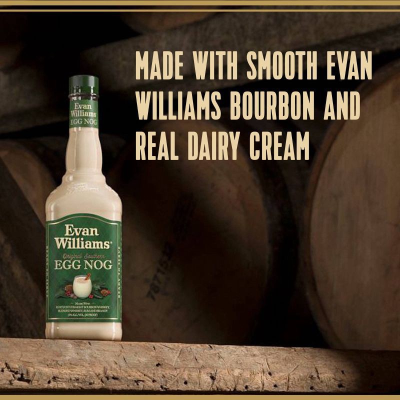 slide 4 of 9, Evan Williams Egg Nog Liqueur - 750ml Bottle, 750 ml