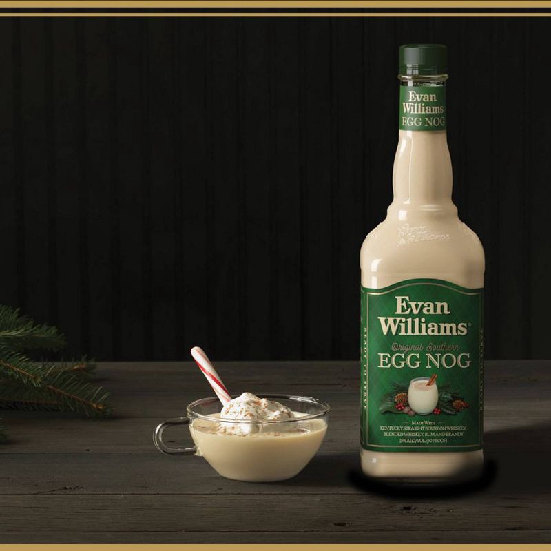 slide 9 of 9, Evan Williams Egg Nog Liqueur - 750ml Bottle, 750 ml