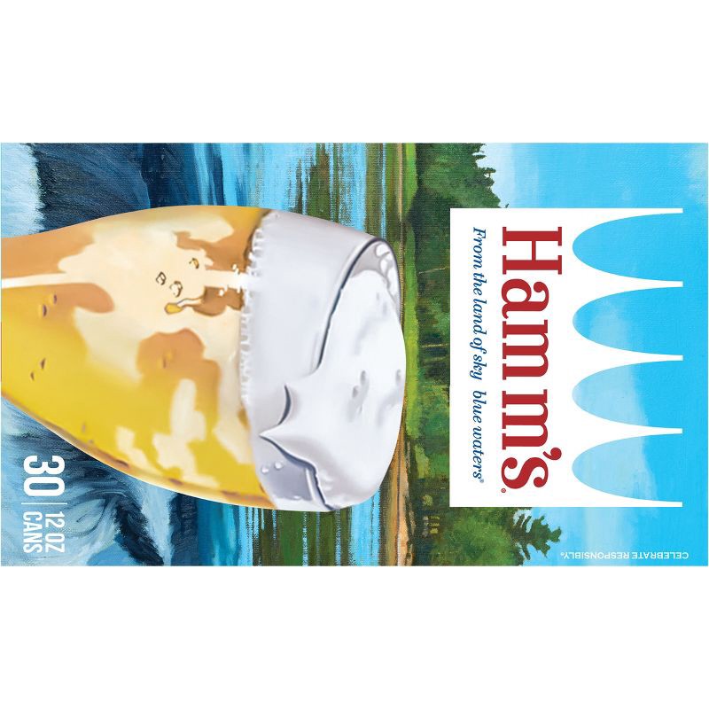 slide 8 of 10, Hamm's Premium Beer - 30pk/12 fl oz Cans, 30 ct; 12 fl oz