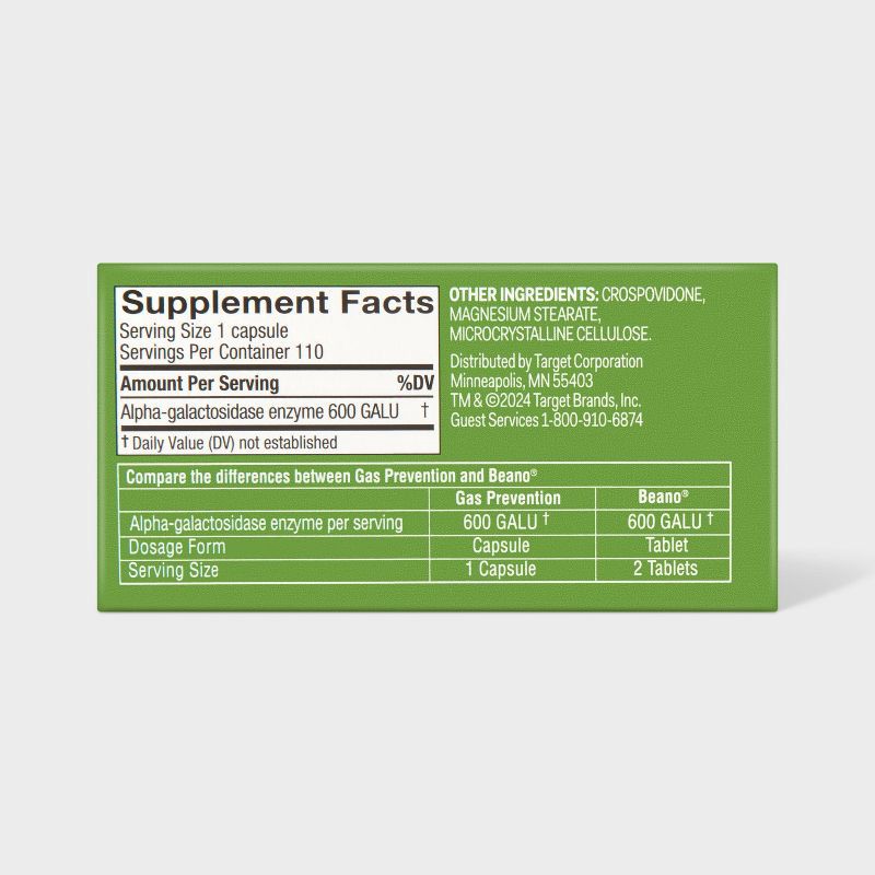 slide 3 of 5, Gas Treatment and Prevention - 110ct - up&up™, 110 ct