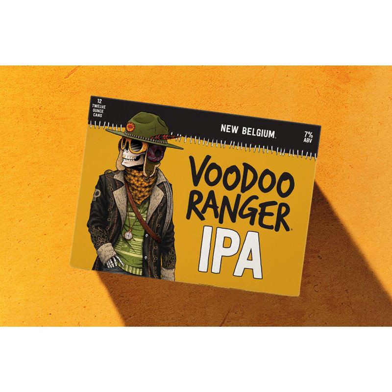 slide 3 of 8, New Belgium Voodoo Ranger IPA Beer - 12pk/12 fl oz Cans, 12 ct; 12 fl oz