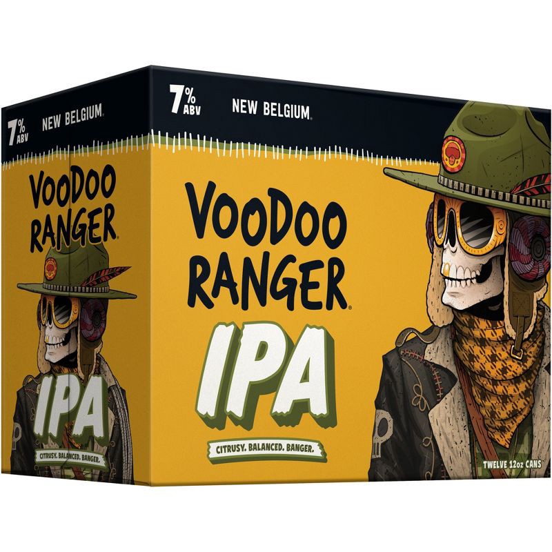 slide 9 of 11, New Belgium Voodoo Ranger IPA Beer - 12pk/12 fl oz Cans, 12 ct; 12 fl oz