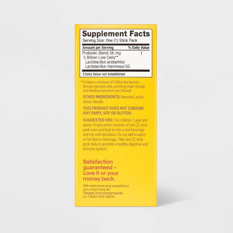 slide 4 of 6, Children's Probiotic Powder Packets - 30ct - up&up™, 30 ct