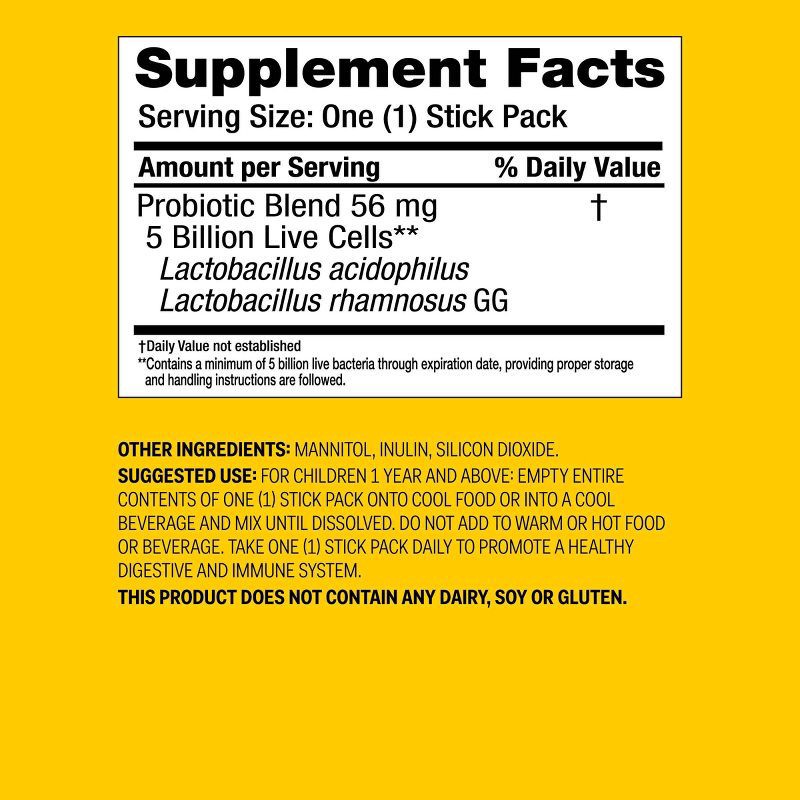 slide 6 of 6, Children's Probiotic Powder Packets - 30ct - up&up™, 30 ct