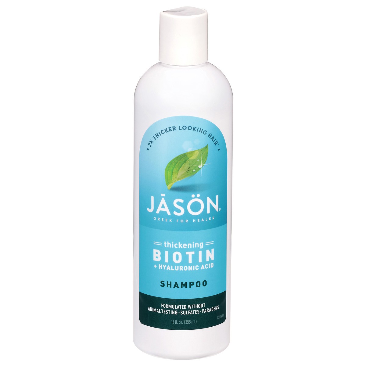 slide 2 of 2, Jason Thickening Biotin + Hyaluronic Acid Shampoo 12 fl oz, 12 fl oz