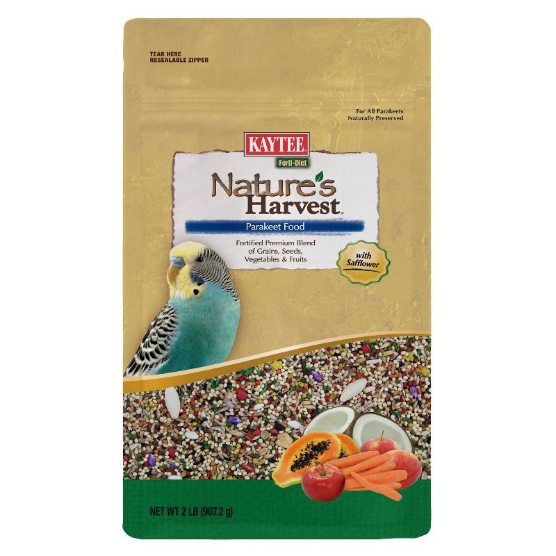 slide 3 of 4, Kaytee Nature's Harvest Parakeet Food - 2lbs, 2 lb