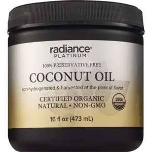 slide 1 of 1, Radiance Platinum Coconut Oil, 16 oz