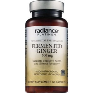 slide 1 of 1, Radiance Platinum Fermented Ginger Capsules, 60 ct