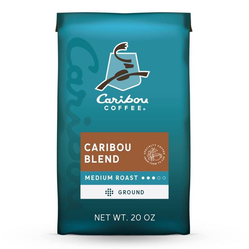 slide 1 of 6, Caribou Coffee Caribou Blend Medium Roast Ground Coffee - 20oz, 20 oz