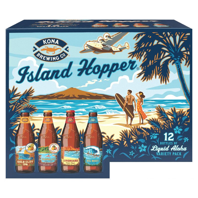 slide 3 of 3, Kona Brewing Co. Kona Brewing Island Hopper Variety Pack - 12pk/12 fl oz Bottles, 12 ct; 12 fl oz