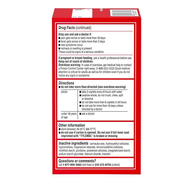 slide 8 of 10, Tylenol 8 Hour Arthritis Pain Reliever Extended-Release Caplets - Acetaminophen - 100ct, 100 ct