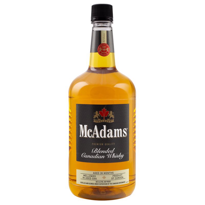 slide 1 of 1, McAdams 3yr Canadian Whisky - 1.75L Plastic Bottle, 1.75 liter