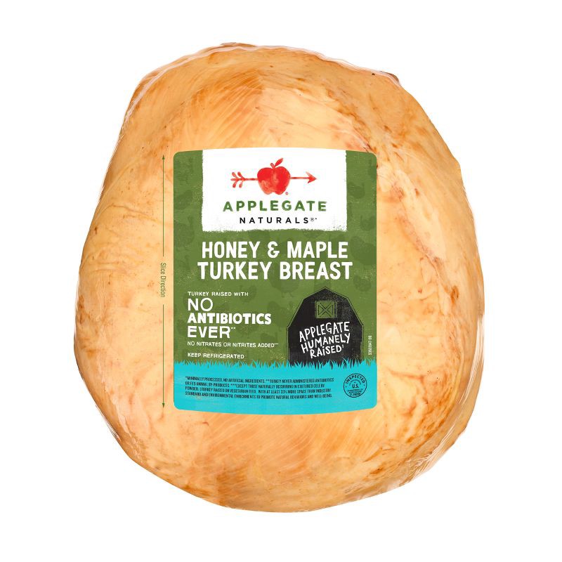 slide 1 of 4, Applegate Farms Applegate Naturals Honey & Maple Turkey Breast - Deli Fresh Sliced - price per lb, per lb