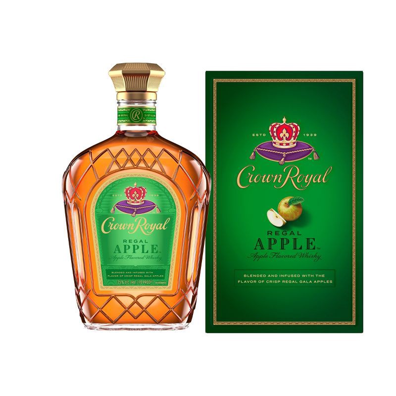 slide 3 of 10, Crown Royal Regal Apple Flavored Whisky - 750ml Bottle, 750 ml