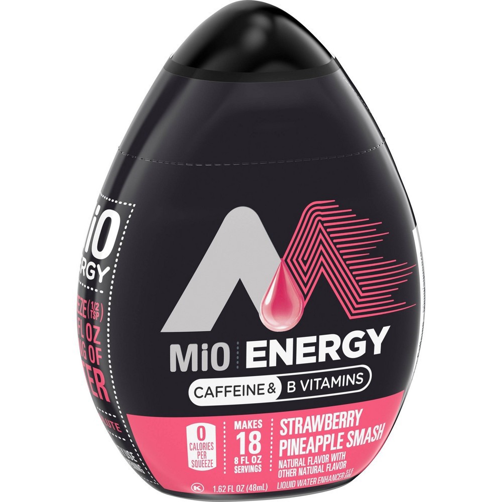 slide 3 of 10, MiO Energy Pineapple Strawberry Liquid Water Enhancer Bottle, 1.62 fl oz